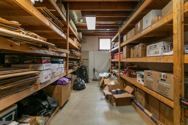 view of storage