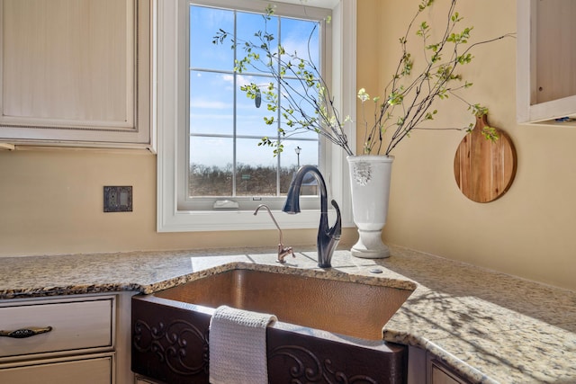 3207 Rivington Dr, Columbia, MO 65203 - kitchen view of a sink and light stone countertops