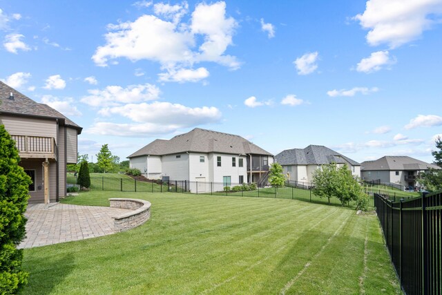 3207 Rivington Dr, Columbia, MO 65203 - view of yard with a residential view and a patio