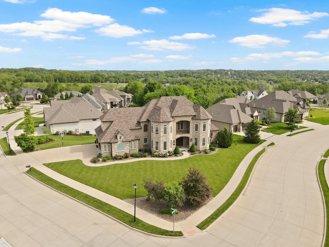 3207 Rivington Dr, Columbia, MO 65203 - aerial view of residential area with a forest
