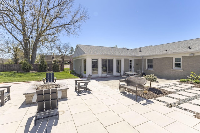 30 Holman Rd, Moberly, MO 65270 - view of patio / terrace with fence