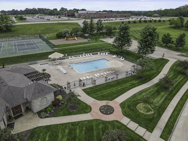 bird's eye view