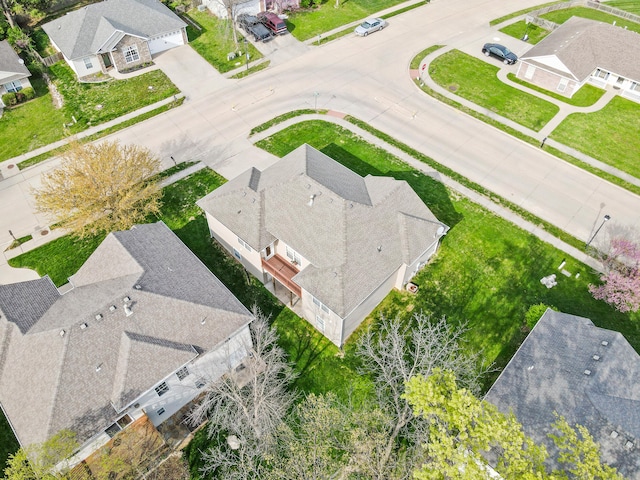 bird's eye view featuring a residential view