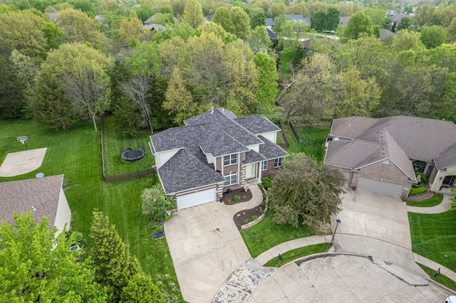 drone / aerial view