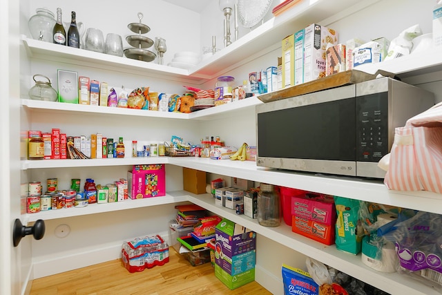 view of pantry