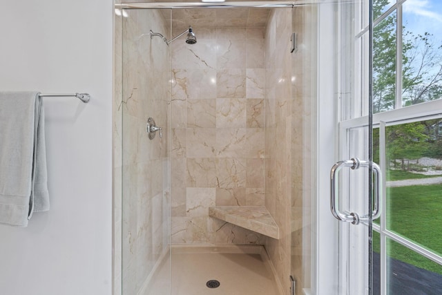 full bath featuring a stall shower