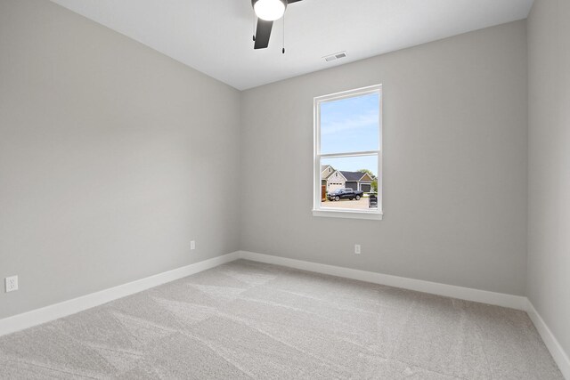 6176 Partridge Ct, Columbia, MO 65202 - empty room with a ceiling fan and light colored carpet