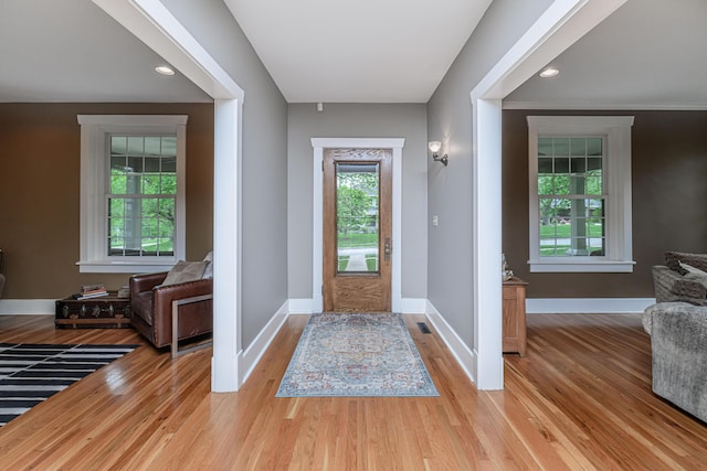 403 Westmount Ave, Columbia, MO 65203 - entryway featuring light wood-style flooring and baseboards