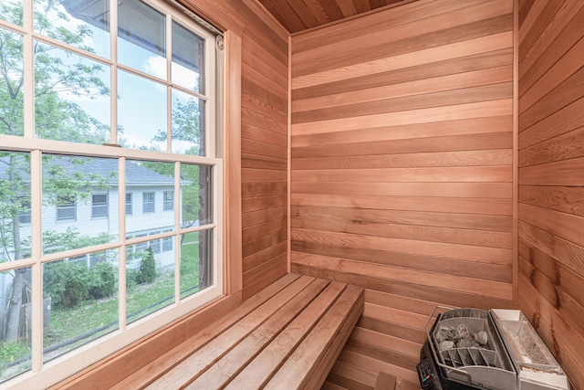 403 Westmount Ave, Columbia, MO 65203 - sauna featuring wood walls