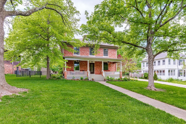 403 Westmount Ave, Columbia, MO 65203 - american foursquare style home with brick siding and covered porch
