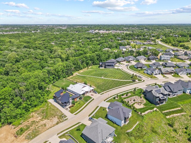 424 Angels Rest Way, Columbia, MO 65203 - aerial perspective of suburban area with a forest