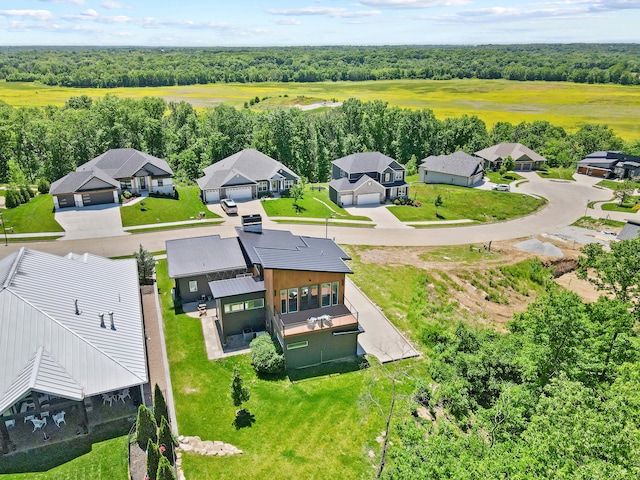 424 Angels Rest Way, Columbia, MO 65203 - aerial perspective of suburban area with a forest