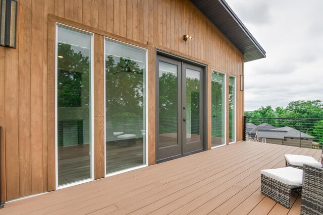 424 Angels Rest Way, Columbia, MO 65203 - deck featuring french doors