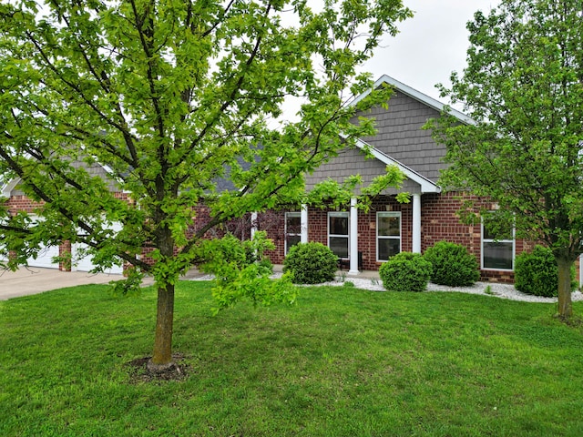 1600 Andretti Cir, Columbia, MO 65201 - view of front of property featuring a front yard and brick siding