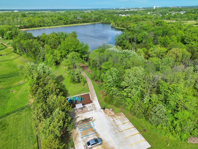 1600 Andretti Cir, Columbia, MO 65201 - aerial view of a large body of water and a forest
