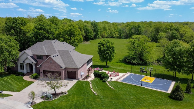 6507 Crooked Switch Ct, Columbia, MO 65201 - view of subject property featuring a heavily wooded area