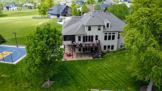 6507 Crooked Switch Ct, Columbia, MO 65201 - aerial view of residential area