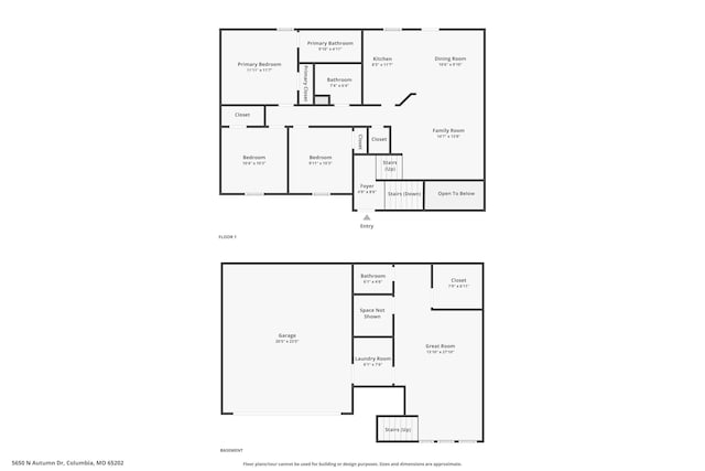5650 N Autumn Dr, Columbia, MO 65202 - plan