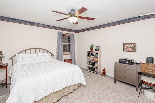 3005 Meghann Dr, Columbia, MO 65203 - carpeted bedroom featuring baseboards and ceiling fan