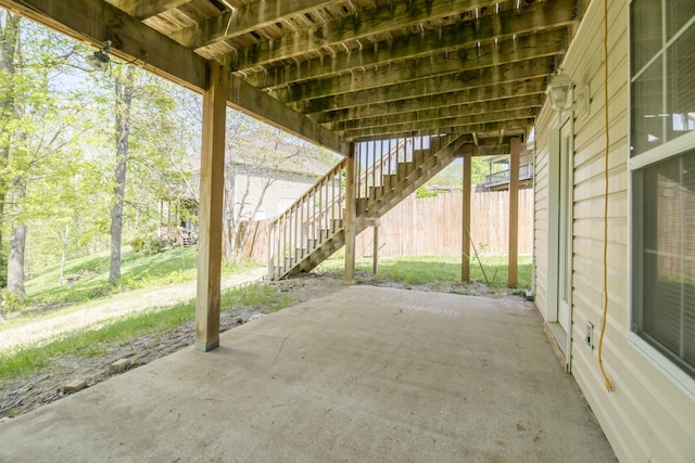 4405 Ferndale Dr, Columbia, MO 65202 - view of patio / terrace with stairway