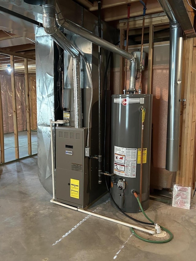 4405 Ferndale Dr, Columbia, MO 65202 - utilities with heating unit and water heater