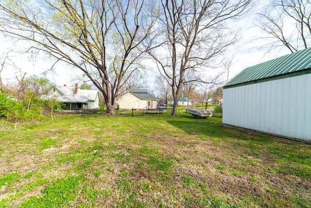 502 Hackberry, Fayette, MO 65248 - view of yard featuring fence and an outbuilding