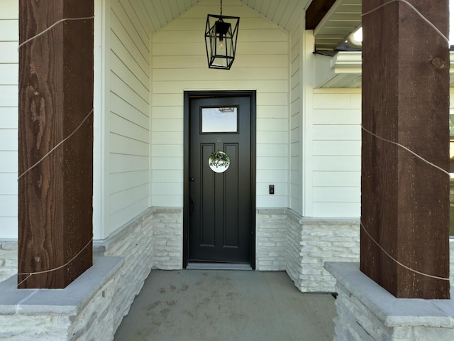 820 Angels Rest Way, Columbia, MO 65203 - property entrance with stone siding