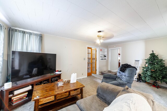 207 Lucky St, Fayette, MO 65248 - living area featuring carpet floors