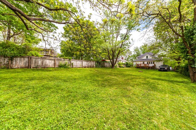 207 Lucky St, Fayette, MO 65248 - view of yard with fence