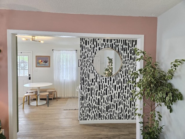 interior space featuring wood finished floors