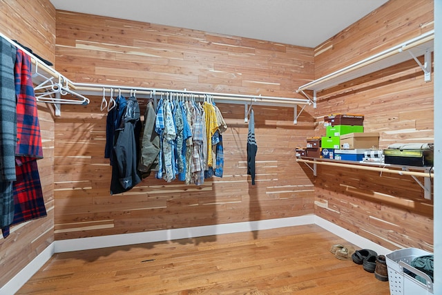 4520 County Road 1245, Moberly, MO 65270 - walk in closet featuring wood finished floors