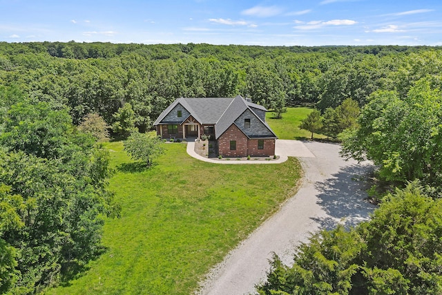 4520 County Road 1245, Moberly, MO 65270 - aerial view with a wooded view