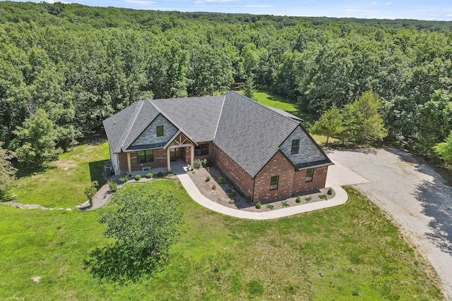 4520 County Road 1245, Moberly, MO 65270 - drone / aerial view with a forest view
