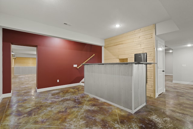 4520 County Road 1245, Moberly, MO 65270 - interior space with baseboards, recessed lighting, and visible vents