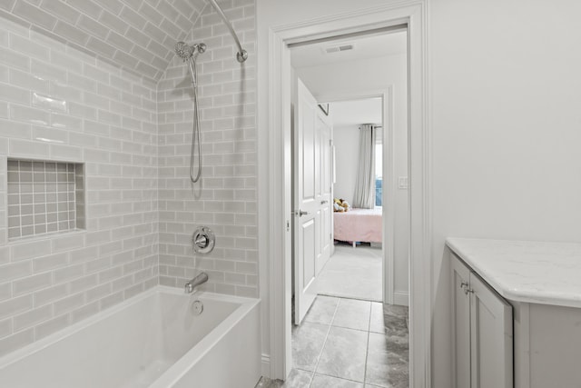 bathroom featuring shower / bathtub combination