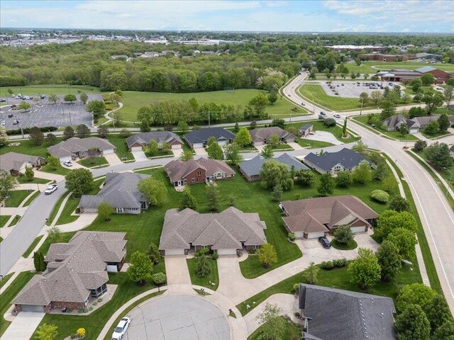 birds eye view of property featuring a residential view