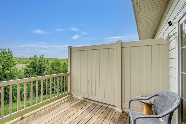 view of deck