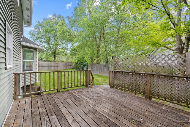 view of deck