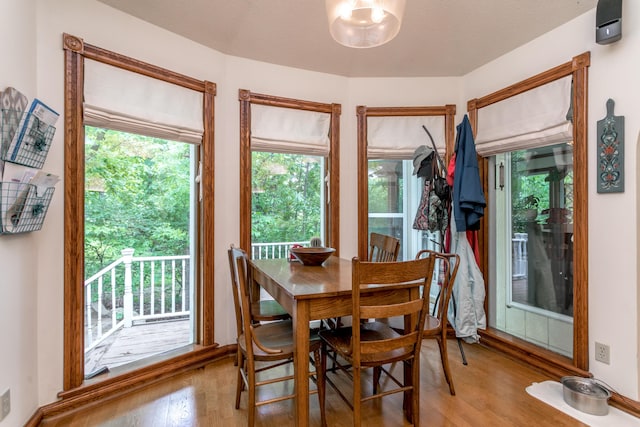 2105 Oak Point Ct, Columbia, MO 65203 - dining space featuring wood finished floors and a chandelier