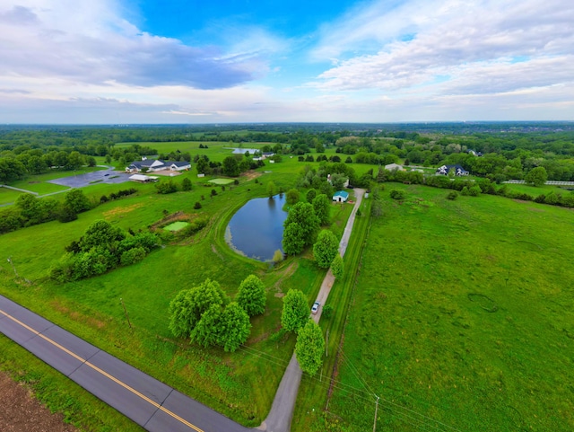 bird's eye view of a large body of water