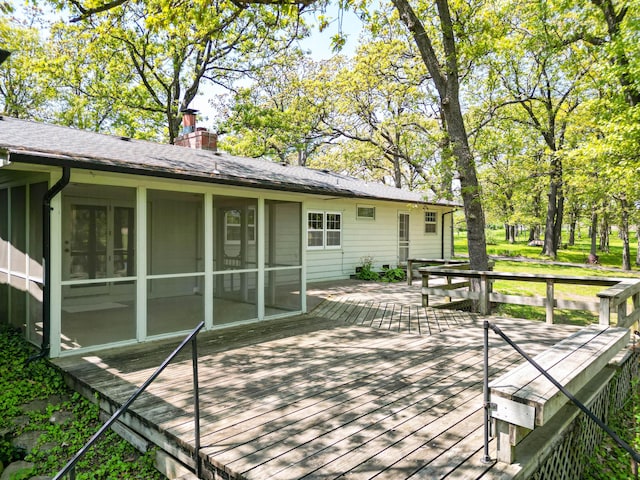 10155 E Union Church Rd, Centralia, MO 65240 - view of deck
