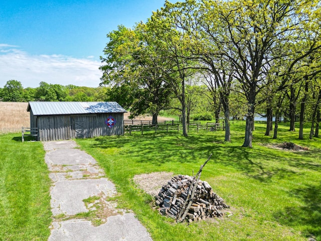 10155 E Union Church Rd, Centralia, MO 65240 - view of yard with an outbuilding