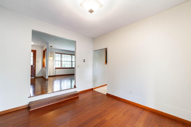 10155 E Union Church Rd, Centralia, MO 65240 - spare room with wood finished floors and baseboards