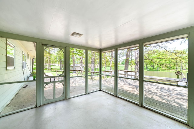 10155 E Union Church Rd, Centralia, MO 65240 - view of unfurnished sunroom