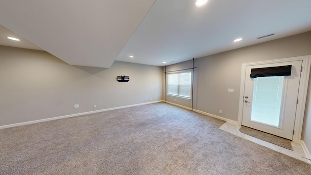 5492 Diversey Rdg, Columbia, MO 65203 - empty room featuring carpet and recessed lighting