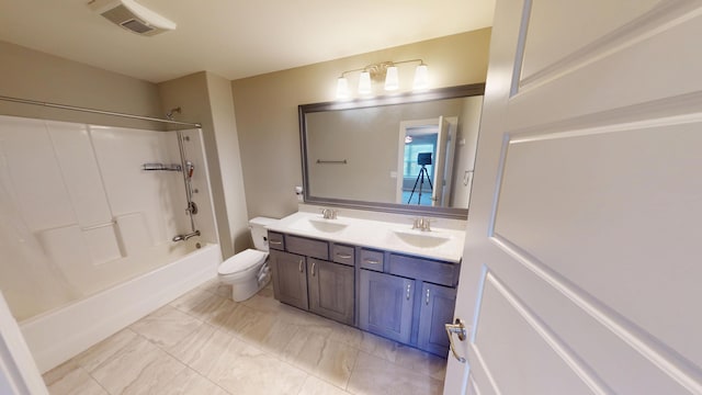 5492 Diversey Rdg, Columbia, MO 65203 - full bathroom featuring tub / shower combination and double vanity