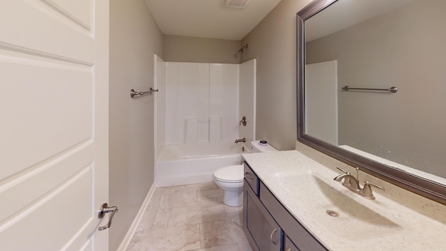 5492 Diversey Rdg, Columbia, MO 65203 - full bathroom featuring vanity and shower / washtub combination