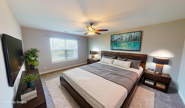 5492 Diversey Rdg, Columbia, MO 65203 - bedroom with carpet and a ceiling fan