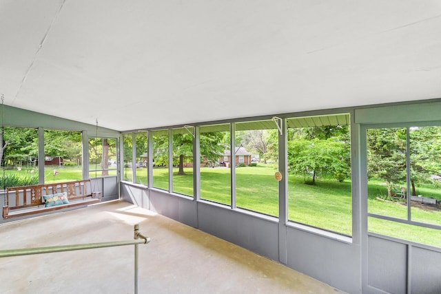 4 Halley Ct, Fulton, MO 65251 - unfurnished sunroom featuring vaulted ceiling
