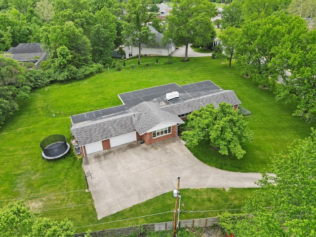 aerial view of property and surrounding area